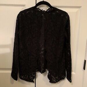 Alexis Black Lace Top XS